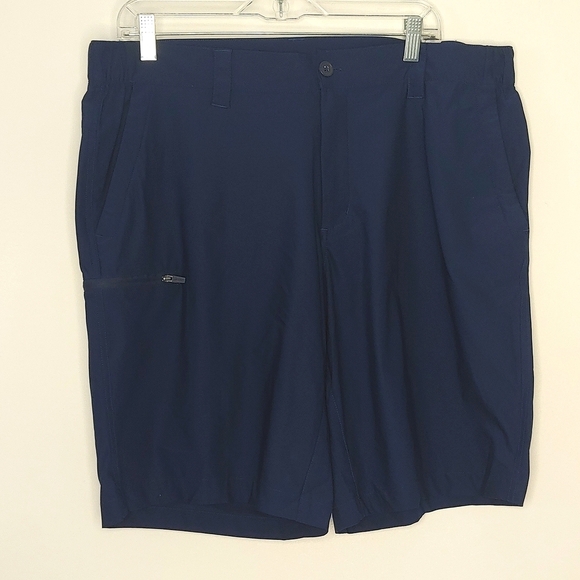 Jockey Men’s Navy Hybrid Shorts Large Stretch Comfy - Picture 1 of 13